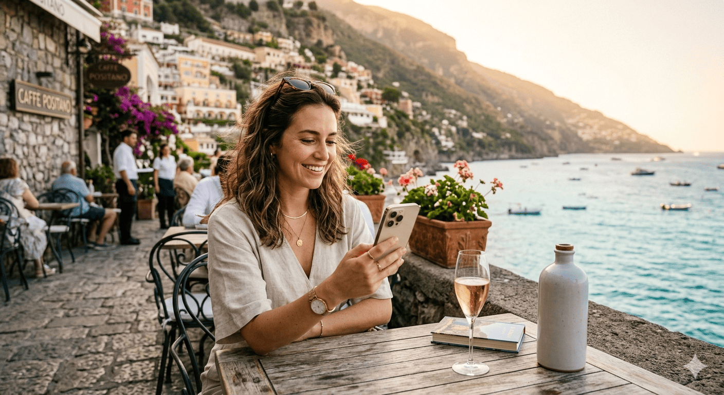 This image shows using AI to unlock hidden gems and seamless experiences in the world's most iconic destinations