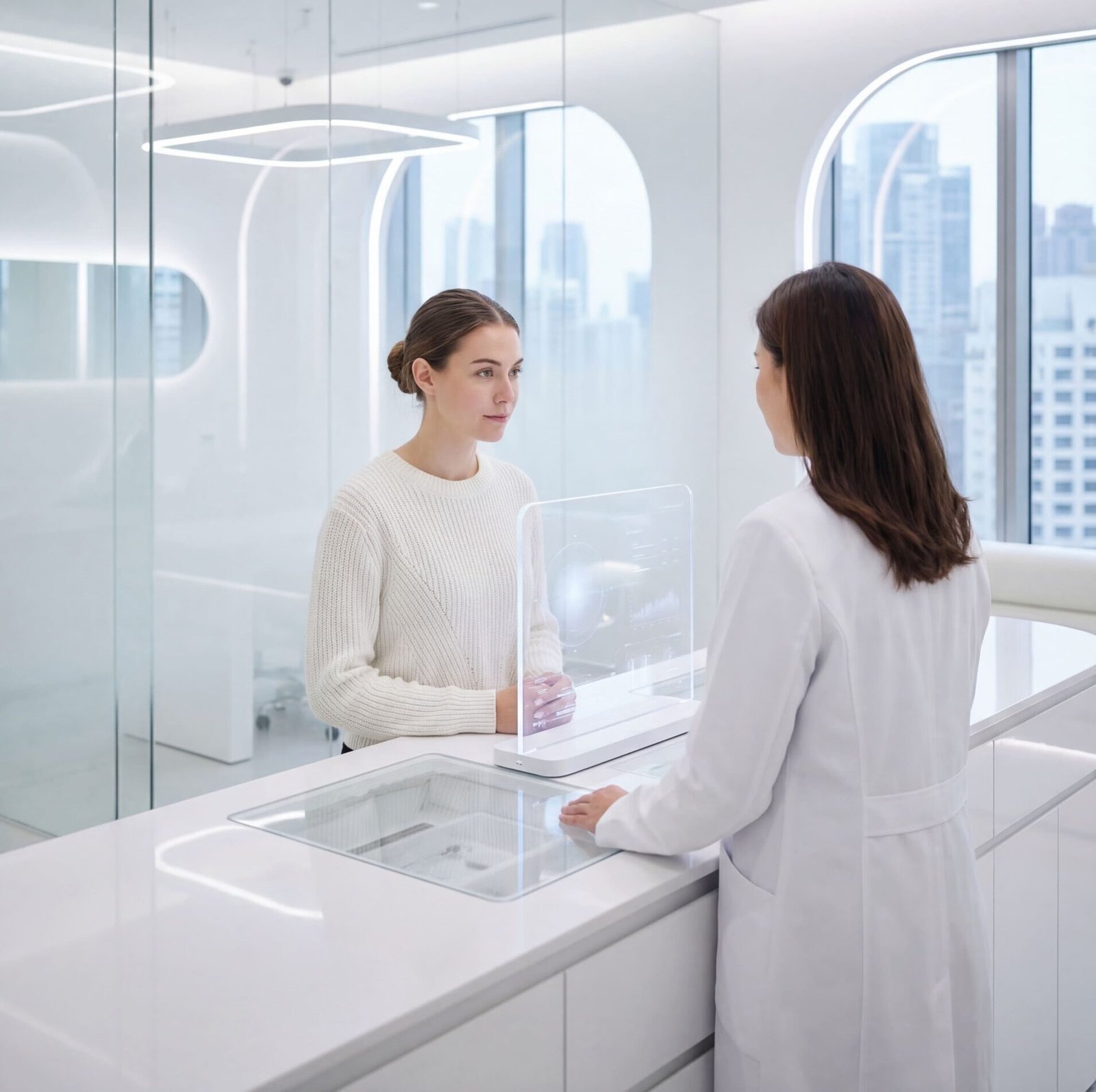 This image shows a professional healthcare or dental clinic.